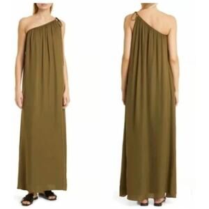TWP Dinner at Mackizi One-Shoulder‎ Silk Chiffon Dress Size XS